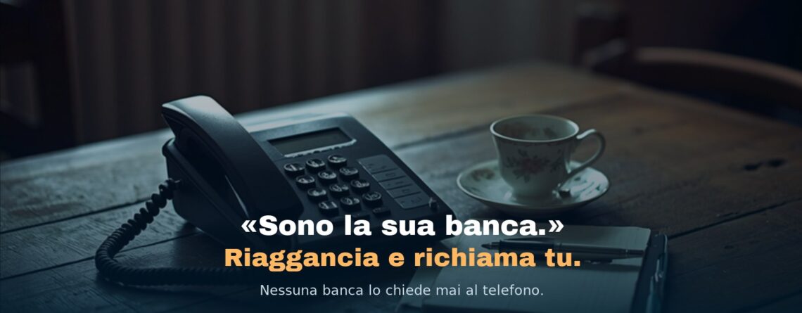 Un telefono di casa appoggiato sul tavolo della cucina, accanto a una tazzina